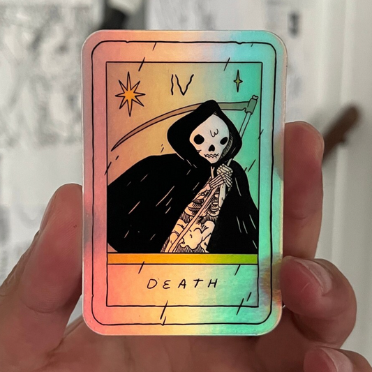 Death Tarot Vinyl Sticker | Deth P. Sun (CA)