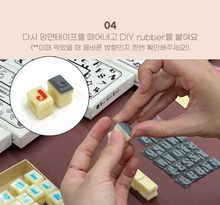 Load image into Gallery viewer, DIY Rubber VGA Rounded Stamp Set | 7321 Design (Korea)