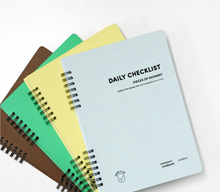 Load image into Gallery viewer, Daily A5 Checklist Planner | Iconic (Korea)