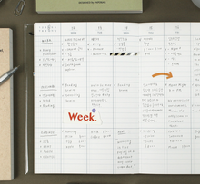Load image into Gallery viewer, List To Live By Weekly Planner | Paperian (Korea)
