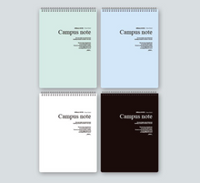 Load image into Gallery viewer, Hardbound Campus Note Top Spiral Notebook | Red Fancy (Korea)