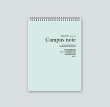 Load image into Gallery viewer, Hardbound Campus Note Top Spiral Notebook | Red Fancy (Korea)