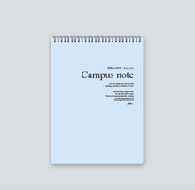 Load image into Gallery viewer, Hardbound Campus Note Top Spiral Notebook | Red Fancy (Korea)