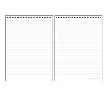 Load image into Gallery viewer, A5 Top Ring Campus Note Notepad | Red Fancy (Korea)