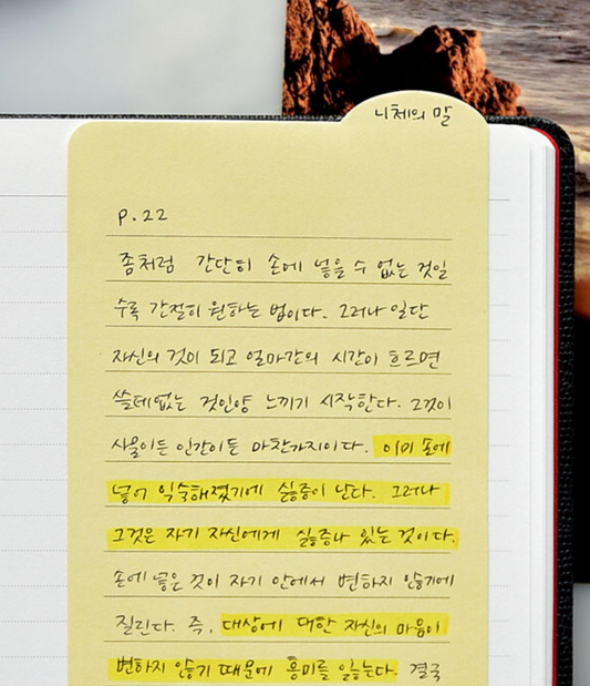 Sticky Line Sticky Note Pad | Plepic (Korea)