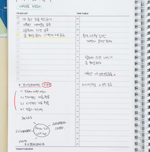 Load image into Gallery viewer, Gi-Bon B5 Work Diary Planner | Indigo (Korea)