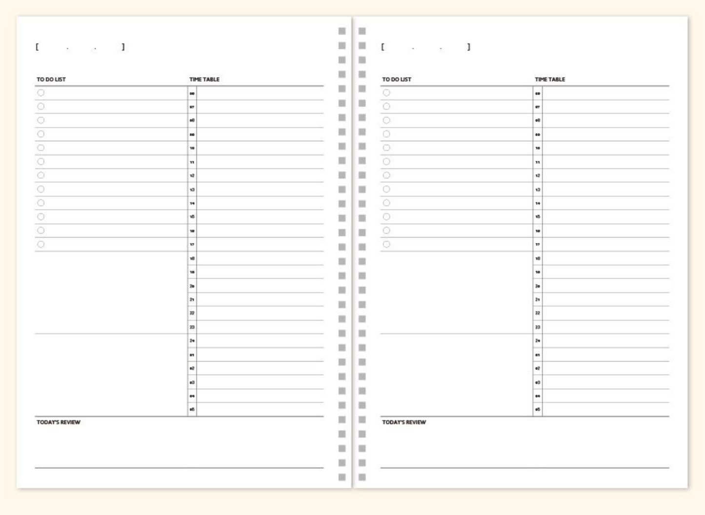 Gi-Bon B5 Work Diary Planner | Indigo (Korea)