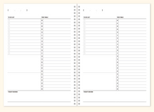 Load image into Gallery viewer, Gi-Bon B5 Work Diary Planner | Indigo (Korea)