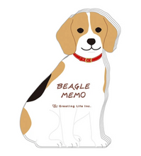 Load image into Gallery viewer, Beagle Memo Pad | Greeting Life (Japan)