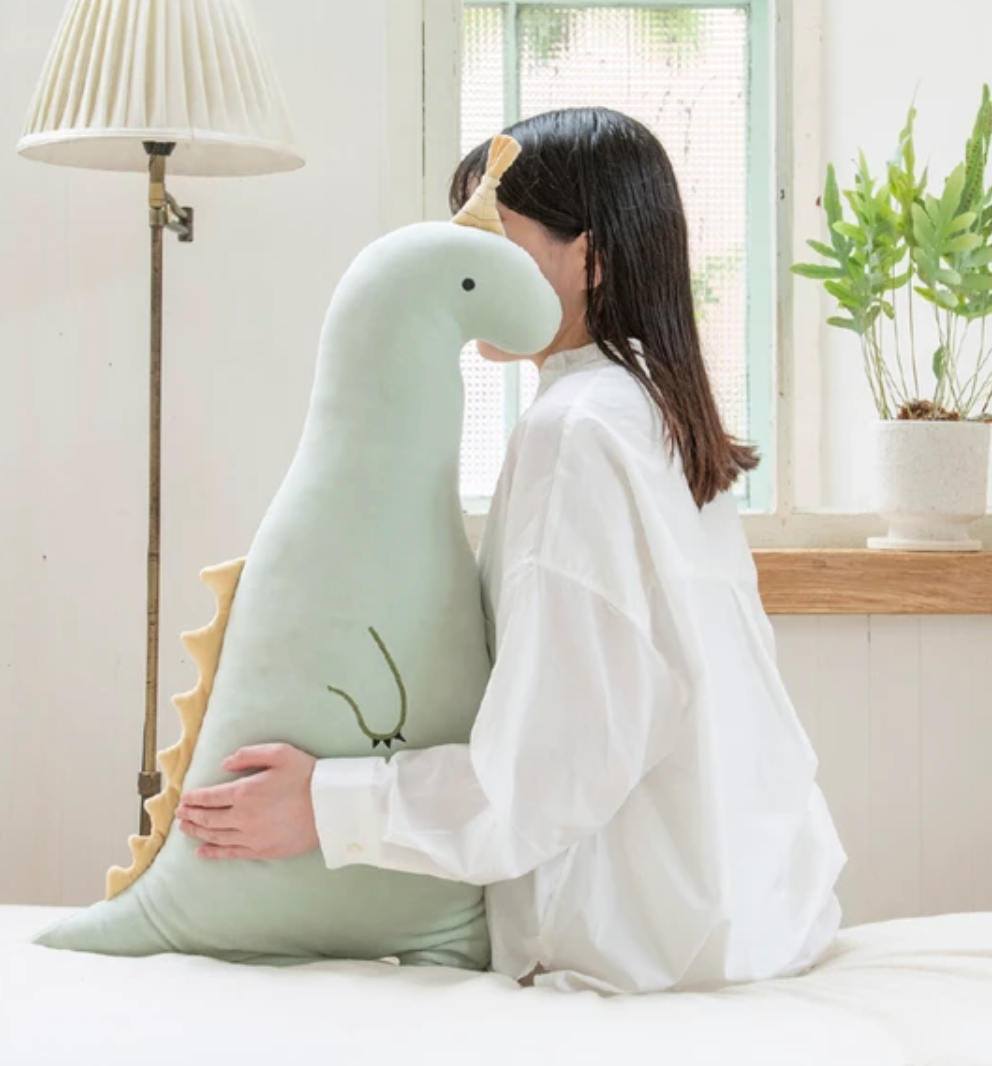 Fearful Kyoryu Plush Pillow | Large | Roomies Party (Japan)