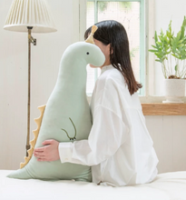 Load image into Gallery viewer, Fearful Kyoryu Plush Pillow | Large | Roomies Party (Japan)