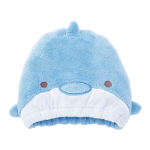 Load image into Gallery viewer, Plush Dolphin Hair Towel | LIV HEART (Japan)