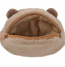 Load image into Gallery viewer, Plush Peekaboo Otter Zipper Pouch | Brown | LIV HEART (Japan)