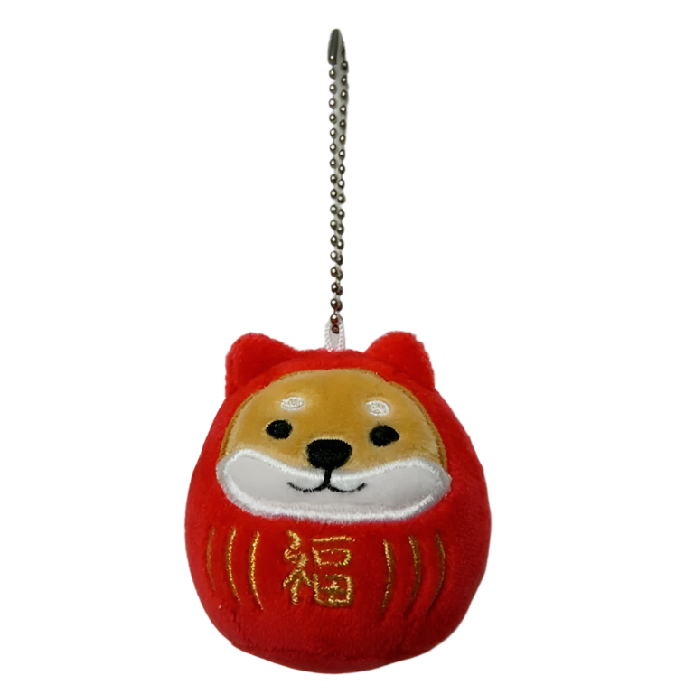 Daruma Shiba Plush Charm | Friends Hill (Japan)