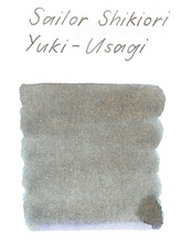 Load image into Gallery viewer, Ink swatch labeled 'Sailor Shikiori Yuki Usagi' on a white background