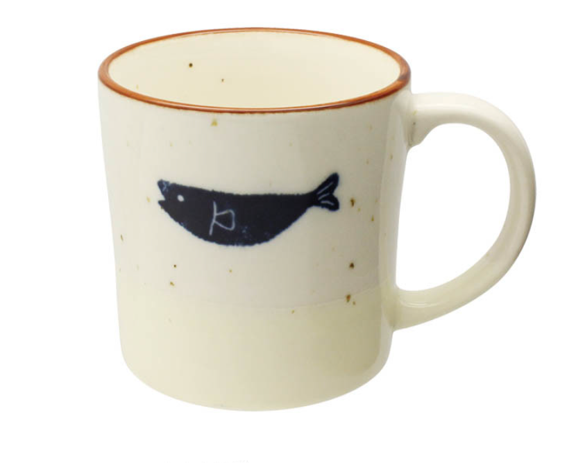 Ceramic Hyori Fish Mug | Izawa (Japan)