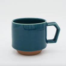 Load image into Gallery viewer, Stackable Ceramic Mug | Dark Green | CHIPS Inc (Japan)