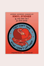 Load image into Gallery viewer, They Can't Take What Vinyl Sticker | SHC x Kevin Devine