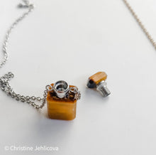 Load image into Gallery viewer, Gemstone Mini Perfume Bottle Necklace | Christine Jehlickova (ONT)