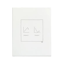 Load image into Gallery viewer, Tragedy & Comedy Letterpress Print | Liana Finck (NY)