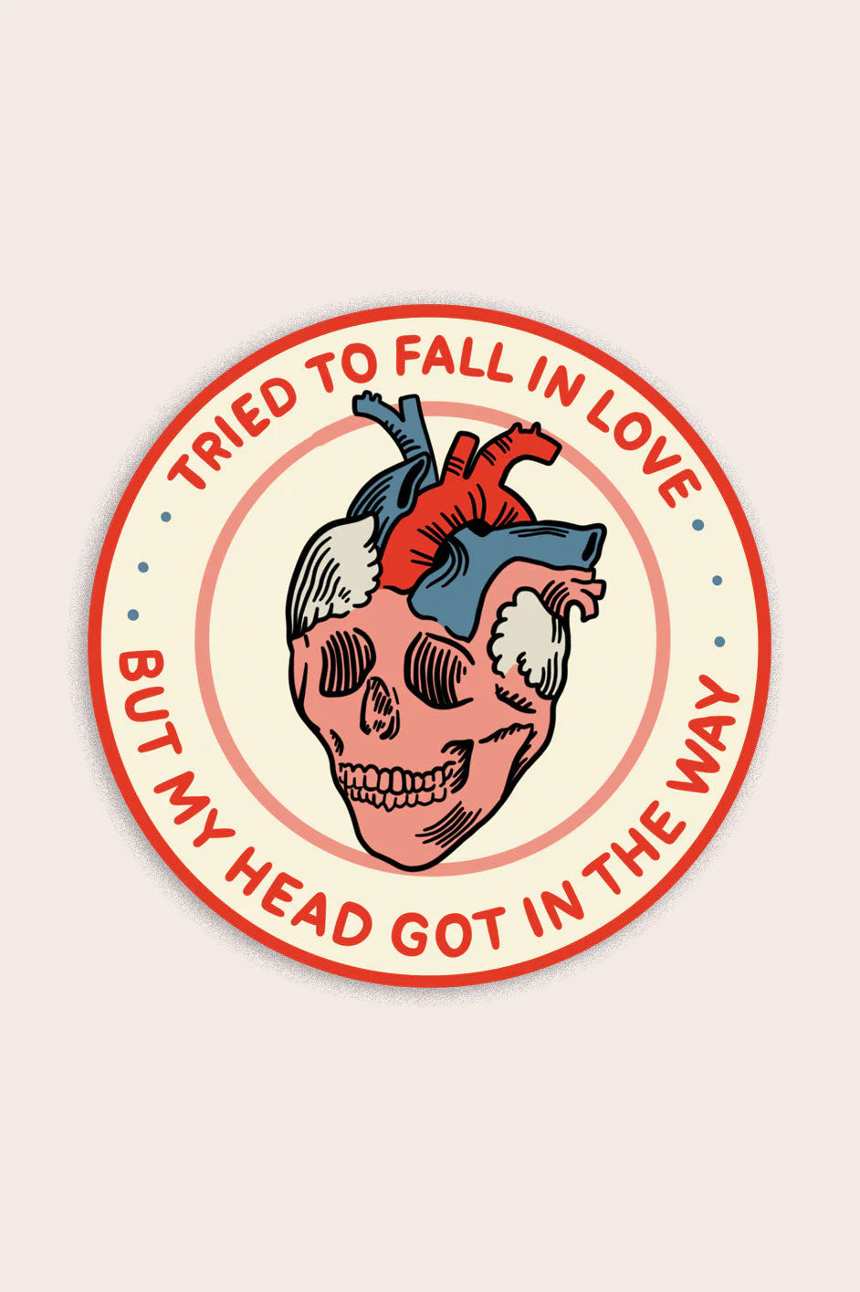 Tried to Fall Vinyl Sticker | SHC x Kevin Devine