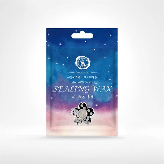 Wax for Wax Seal Stamp | Aurora Series: Nikko (WInter Moon) | WOODPEPE (Japan)