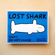 Load image into Gallery viewer, Lost Shark Risograph Print | Oitama (CA)