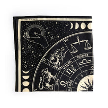 Load image into Gallery viewer, Silk Astrology Scarf | Curious Prints (TX)