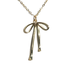 Load image into Gallery viewer, Dainty Bow Necklace | 14K GF | Mineral and Matter (UT)