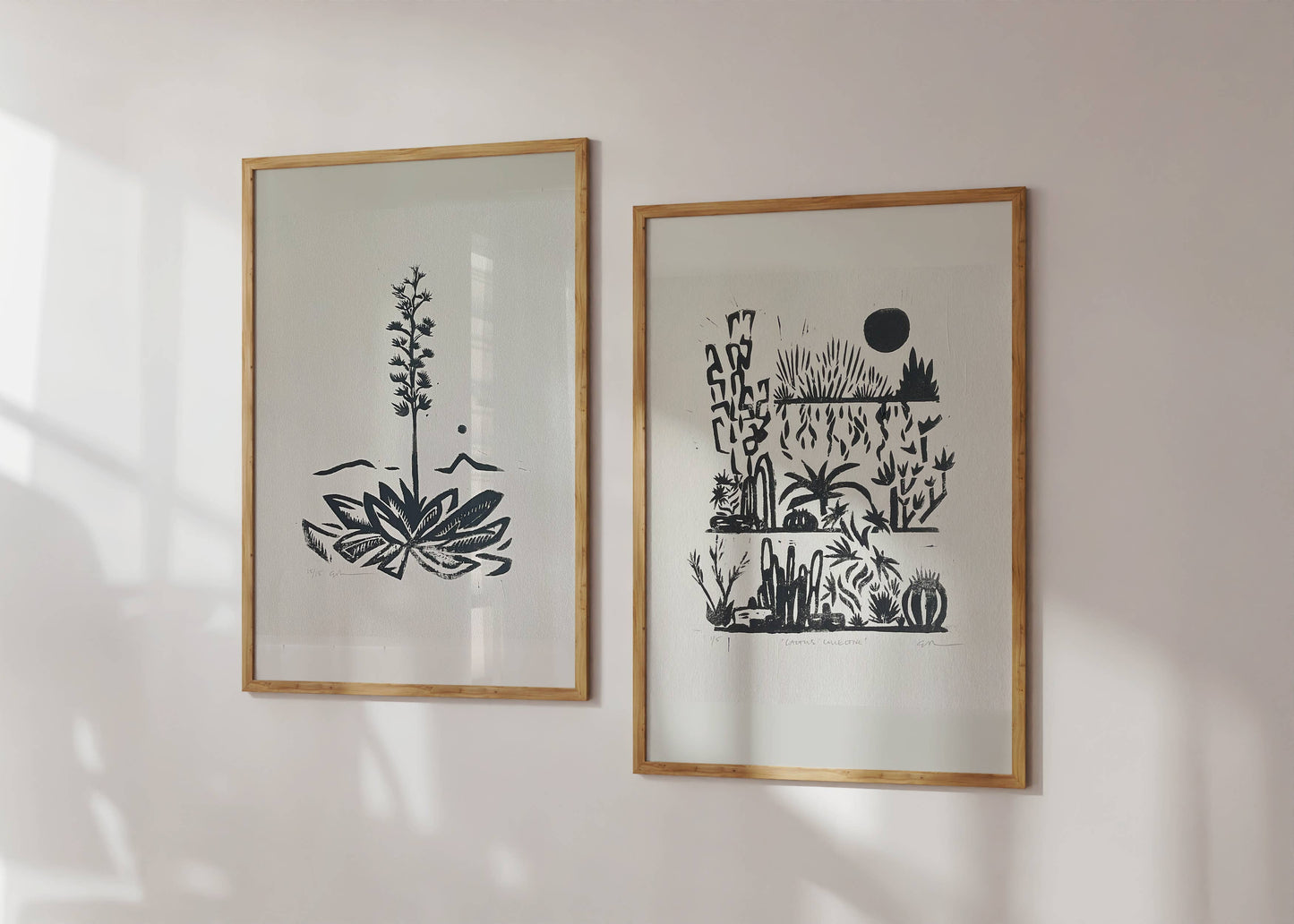 Agave Linocut Print | Ellen Orchard (TX)