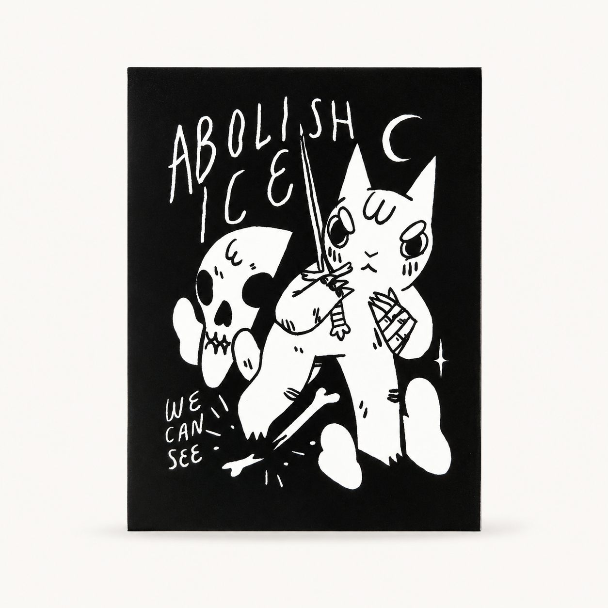 Abolish ICE Vinyl Sticker | Deth P. Sun (CA)