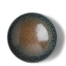 Load image into Gallery viewer, Blue Sand Crackle Serving Bowl(Japan)