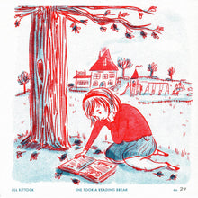 Load image into Gallery viewer, She Took A Reading Break Small Print | Jill Kittock (MN)