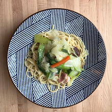 Load image into Gallery viewer, Aizome Shima Serving Bowl(Japan)