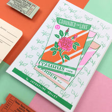 Load image into Gallery viewer, Taurus Zodiac A6 Risograph Print | Jacqueline Colley (UK)