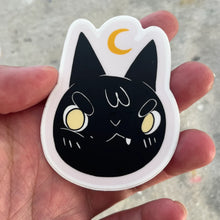 Load image into Gallery viewer, Angry Cat Vinyl Sticker | Deth P. Sun (CA)