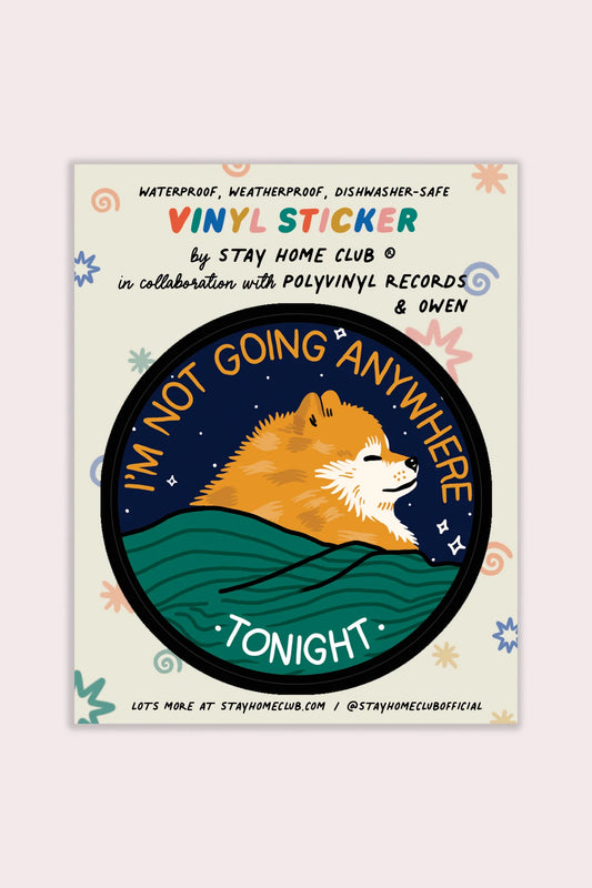 Anywhere Tonight Vinyl Sticker | Olivia Mew (Canada)