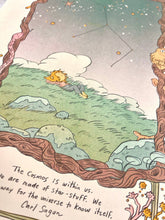 Load image into Gallery viewer, The Cosmos ~ Carl Sagan Quote Riso Print | Natalie Andrewson (CA)
