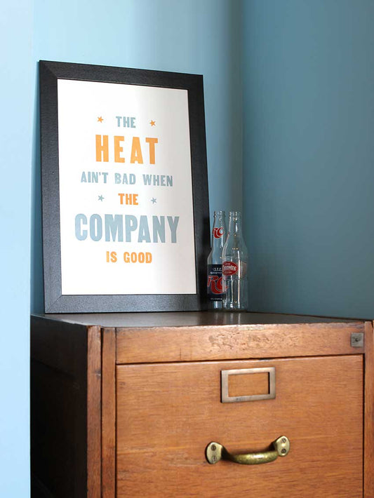 Good Company Letterpress Print | Old Try (WV)