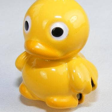 Yellow Duck Bell Charm (Japan)