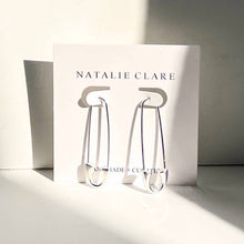 Load image into Gallery viewer, Safety Pin Hoops | Natalie Clare (IL)