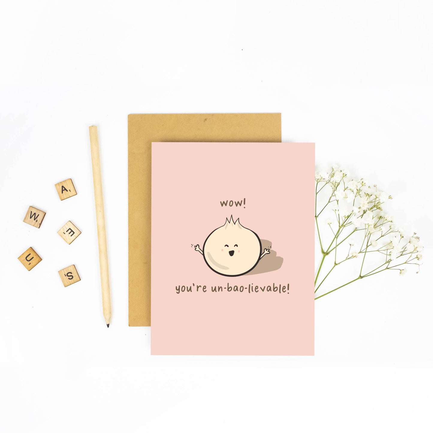 Wow! You're Un-bao-lievable! - Congratulations Card | Milky & Co. Studios (AZ)