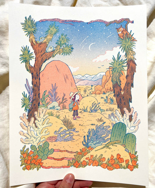 Desert Dreams Risogrpah Print | Natalie Andrewson (CA)