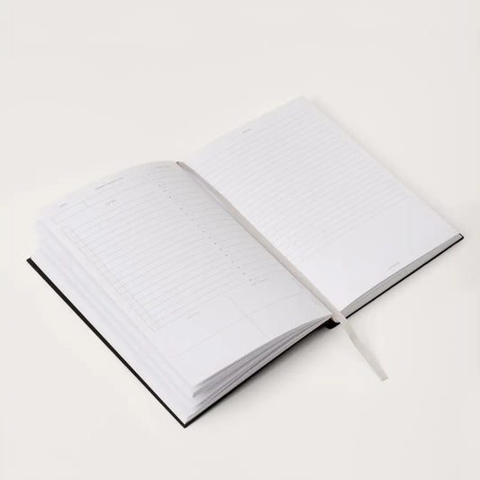 Black Daily Planner (A5) | Kaleido (UK)