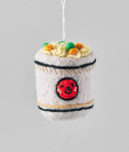 Load image into Gallery viewer, Cup Noodle Hanging Felt Ornament | Wrap (England)