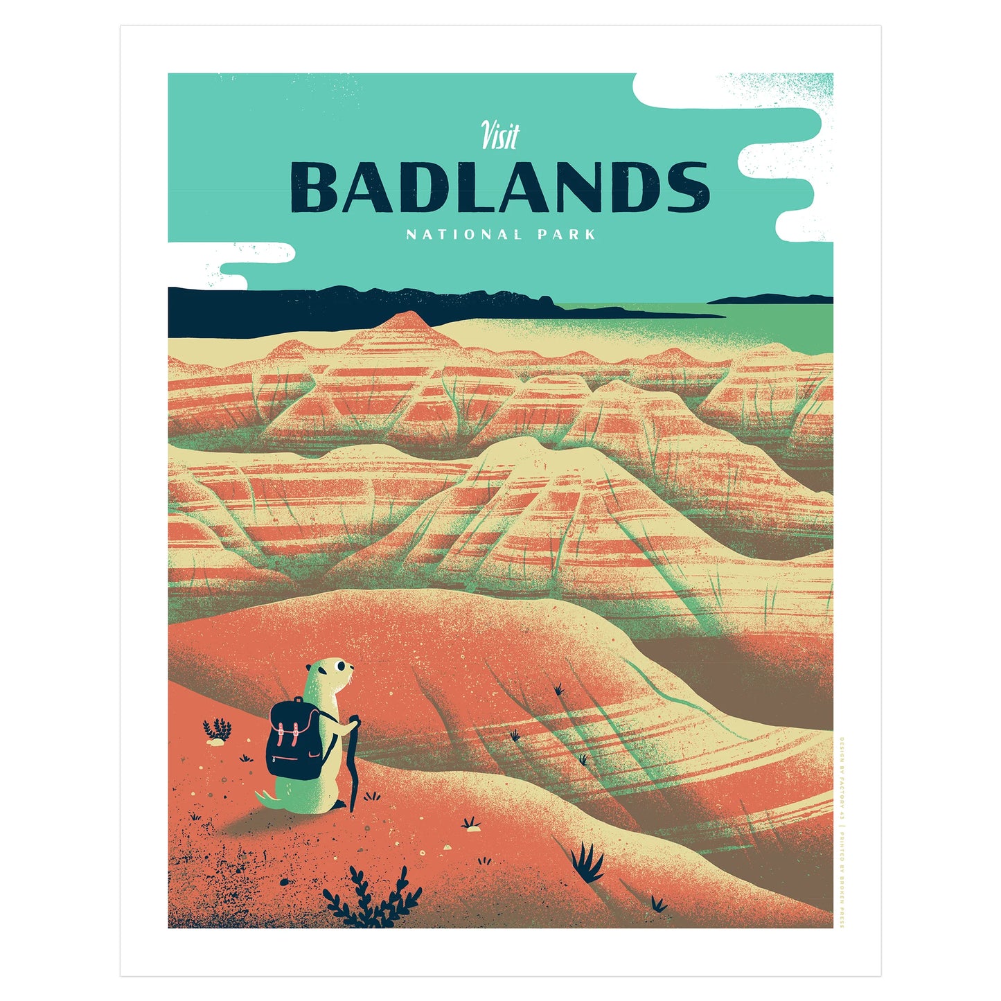 Badlands National Park Art Print | Factory 43 (WA)