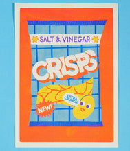 Load image into Gallery viewer, Crisps Risograph Print | Naomi Wilkinson (UK)