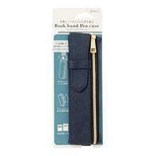 Load image into Gallery viewer, Book Band Pen Case | Navy | Midori (Japan)