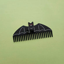 Load image into Gallery viewer, Vampire Bat Wide Tooth Comb | Amy K Nalley (TX)