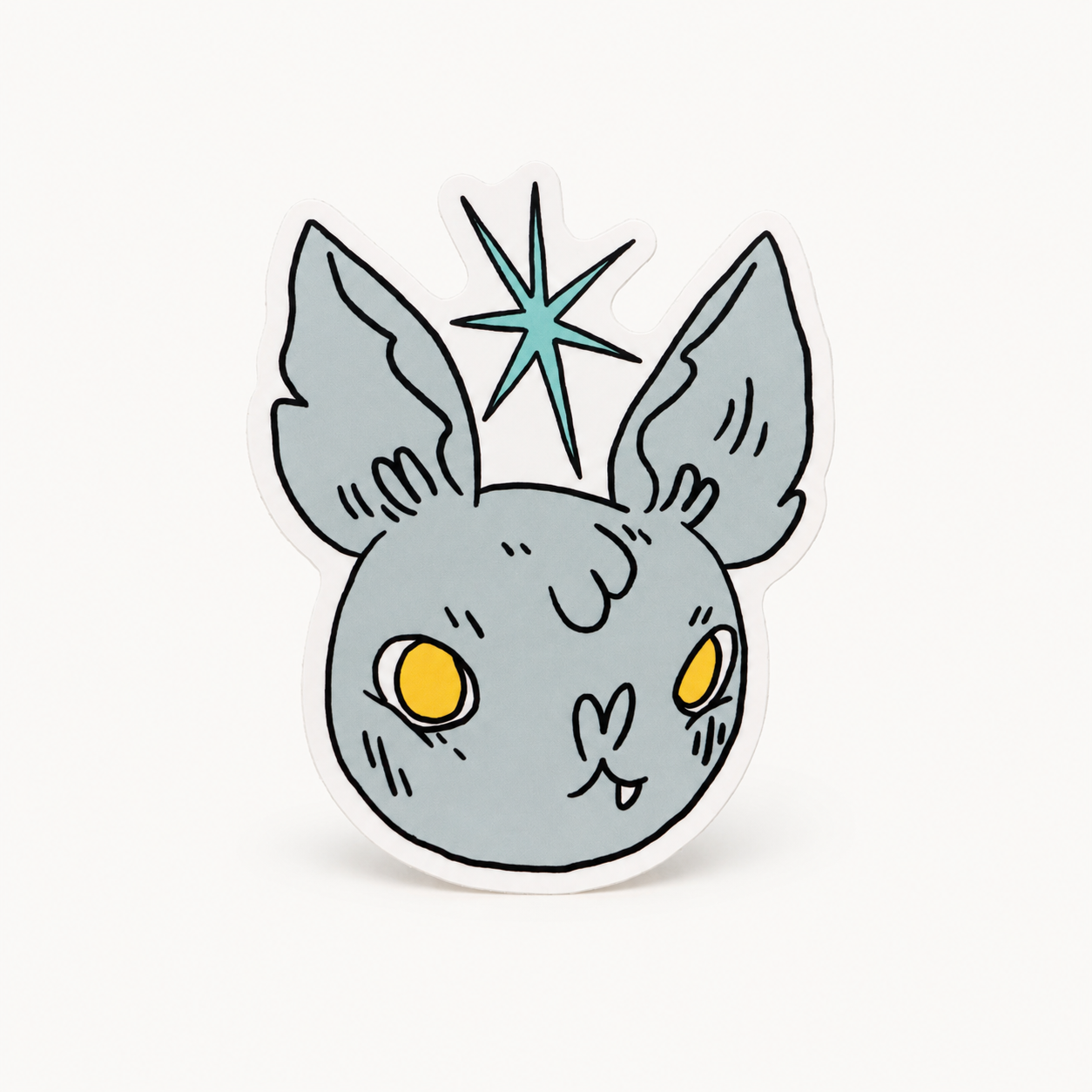 Bat Head Vinyl Sticker | Deth P. Sun (CA)